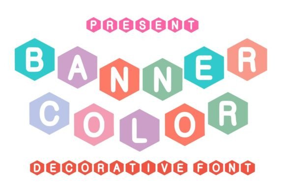 Banner Color: A Playful Display Font for Vibrant Designs