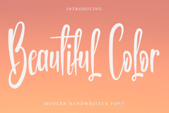 Beautiful Color: More Than Just a Handwritten Font