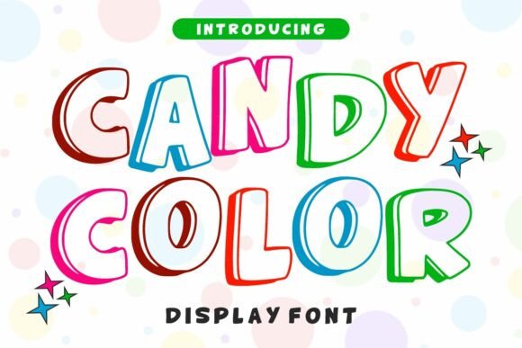 Candy Color: The Cute Display Font That Brings Designs to Life