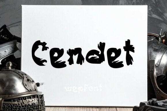 Cendet: The Raw Brush Display Font for Maximum Impact