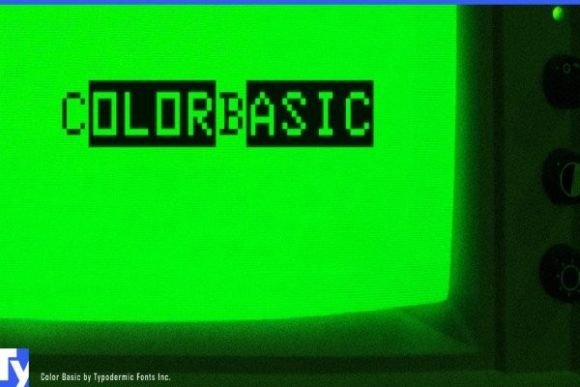 Color Basic: A Retro-Futuristic Typeface for Modern Digital Brands