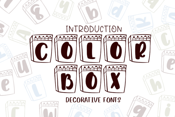 Color Box: The Playful Display Font for Creative Projects