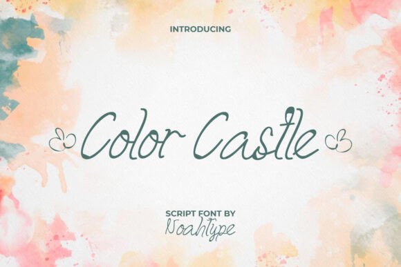 Color Castle: A Script Font with Artistic Soul