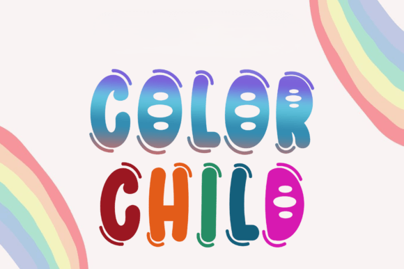 Color Child: A Burst of Youthful Energy in Typography
