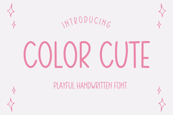 Color Cute: The Playful Handwritten Font for Creative Projects