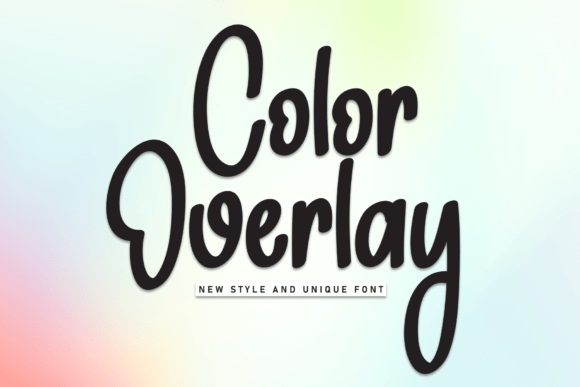 Color Overlay: A Bold, Hand-Drawn Layer for Vibrant Text