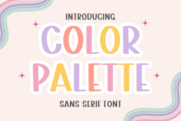 Color Pallete: A Handcrafted Sans Serif for Everyday Joy
