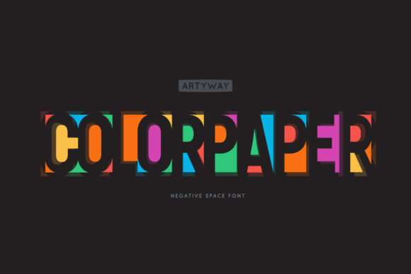 Color Paper: A Creative Display Font for Bold Design