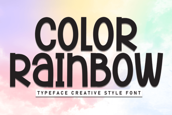 Color Rainbow: A Handwritten Font for Authentic Designs