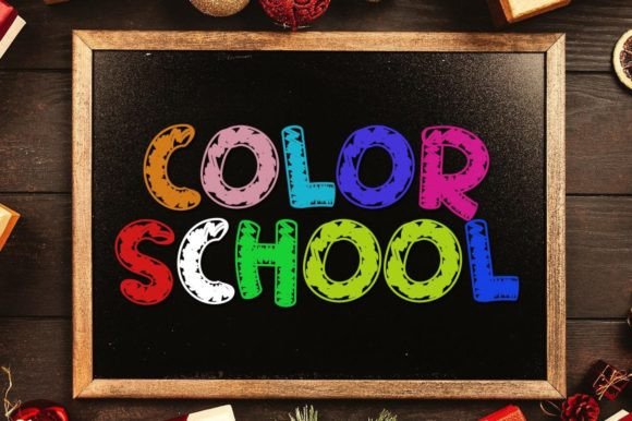 Color School: A Typeface That Captures Childhood Joy