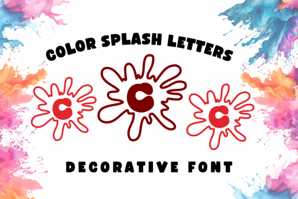 Color Splash Letters: More Than Just a Decorative Font