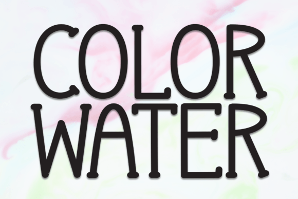 Color Water: The Handwritten Display Font That Feels Like a Warm Welcome