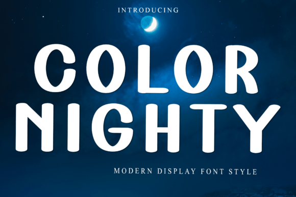 Discover Color Nighty: A Creative Font for Distinctive Projects