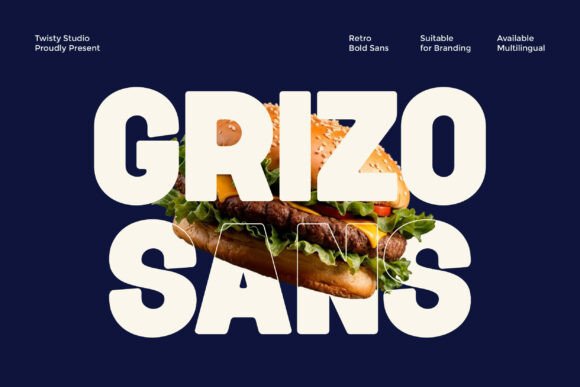 Grizo Sans: The Retro Bold Typeface That Commands Attention