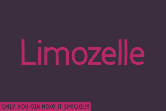 Limozelle: A Font That Makes Your Message Pop
