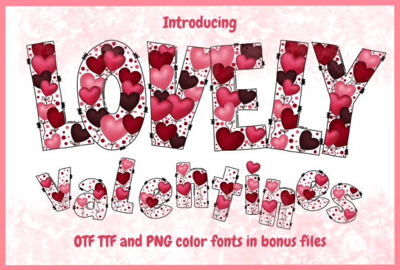 Lovely Valentines: A Playful Decorative Font with Heart