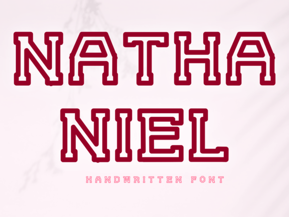 Nathaniel: A Handwritten Font with a Modern, Artistic Edge