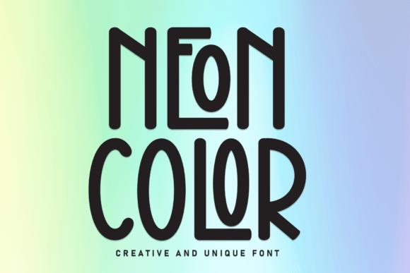 Neon Color: The Bold Display Font for Modern Creatives