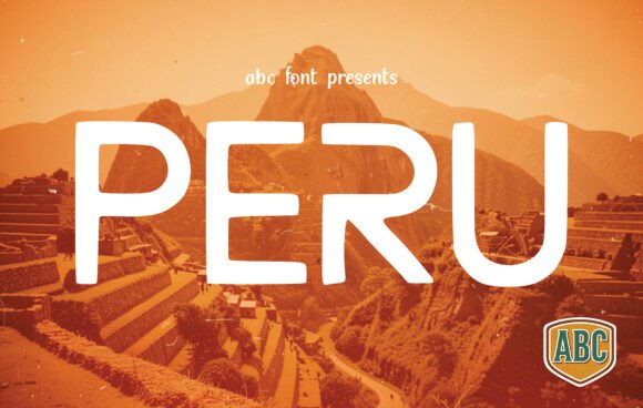 The Peru Font: Bold Geometric Sans-Serif for Modern Brands