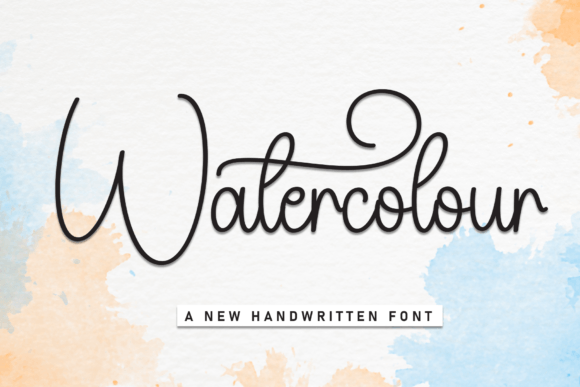 Watercolour: A Sweet, Delicate Handwritten Font for Your Designs