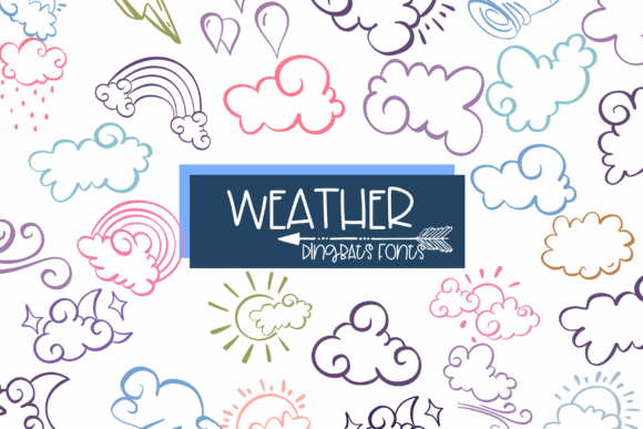 Weather Dingbat Fonts: A Playful Toolkit for Designers