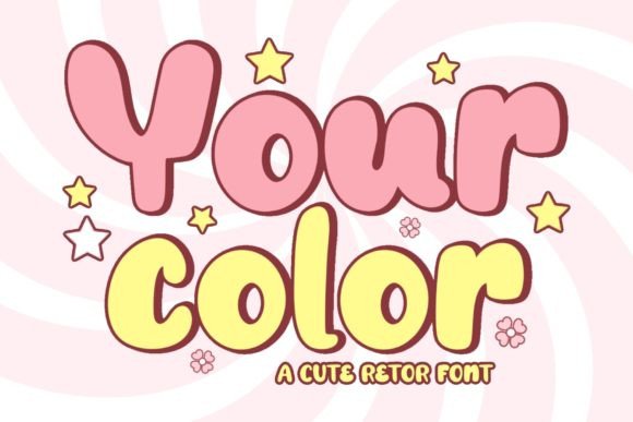 Your Color: A Modern Typeface for Bold Statements